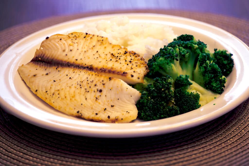 Tilapia Rice Bowl* Newman Nation